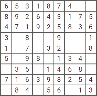 Sudoku fácil